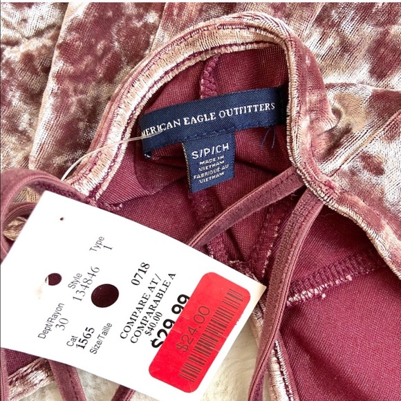 Velvet strapped Dress - Picture 5 of 5